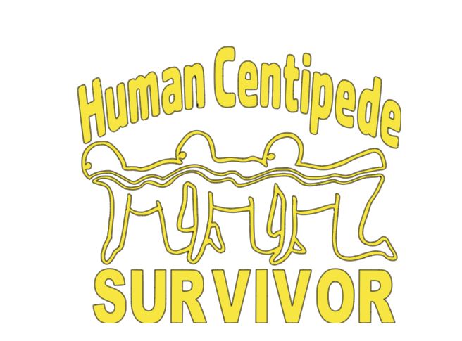 Human Centipede Survivor Vinyl Decal Sticker Halloween Horror Metaphysical