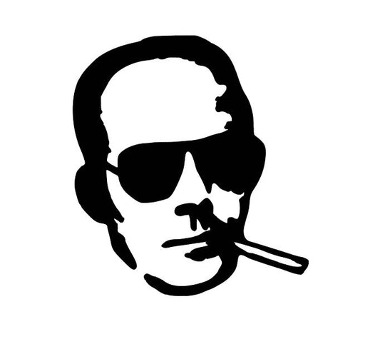 Hunter S Thompson Gonzo Vinyl Decal Sticker Halloween Horror Metaphysical