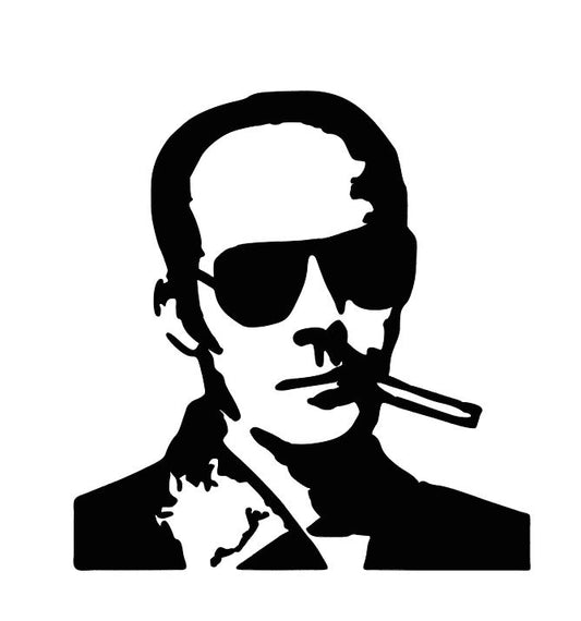 Hunter S Thompson Gonzo Vinyl Decal Sticker Halloween Horror Metaphysical