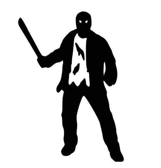 Jason Vorhees Friday the 13th Vinyl Decal Sticker Halloween Horror Metaphysical
