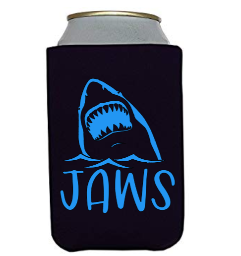 Jaws Koozie Can Cooler Holder Horror True Crime Oddity Witchcraft