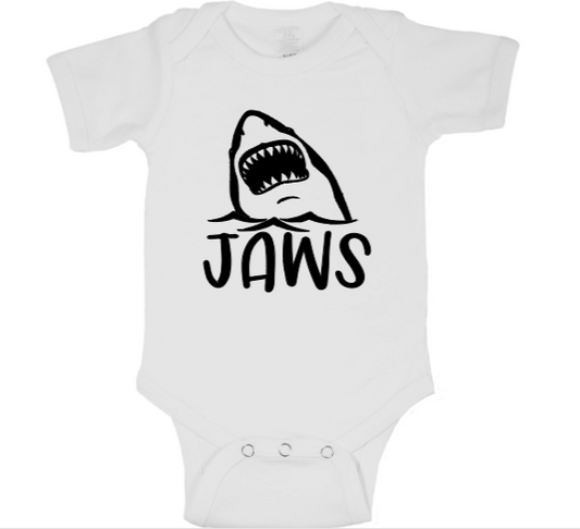 Jaws Childrens Bodysuit Newborn 24 Months Horror Halloween