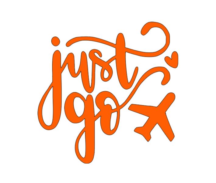 Just Go Travel Vinyl Decal Sticker Halloween Horror Metaphysical