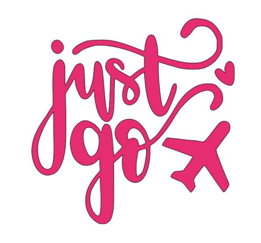 Just Go Travel Vinyl Decal Sticker Halloween Horror Metaphysical