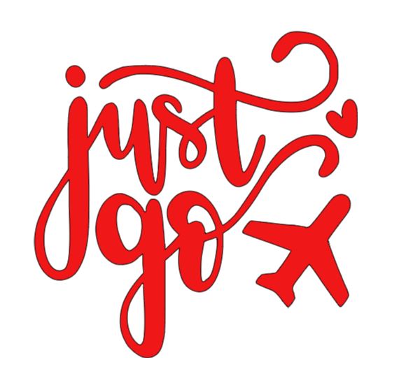 Just Go Travel Vinyl Decal Sticker Halloween Horror Metaphysical