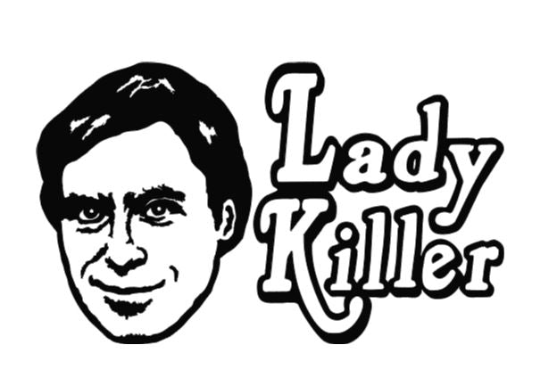 Ted Bundy Lady Killer True Crime Vinyl Decal Sticker Halloween Horror Metaphysical