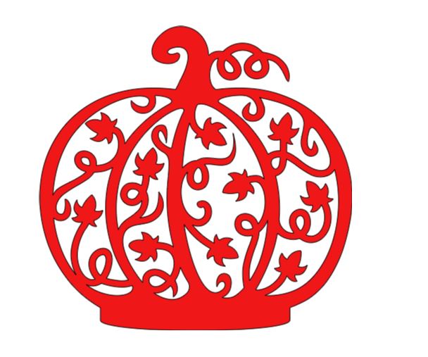 Intricate Pumpkin Vinyl Decal Sticker Halloween Horror Metaphysical