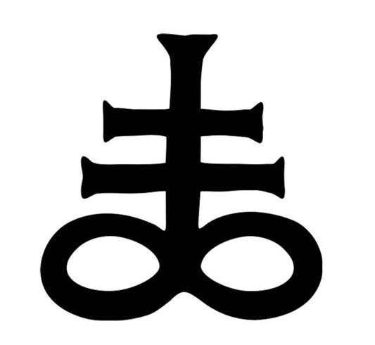 Leviathan Cross Vinyl Decal Sticker Halloween Horror Metaphysical