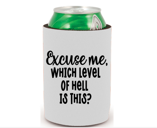 Level of Hell Koozie Can Cooler Holder