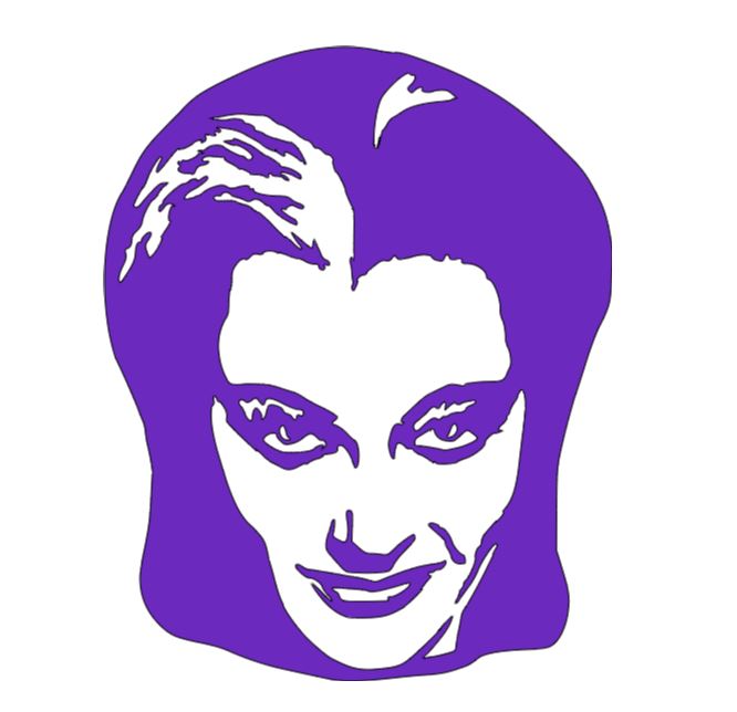 Lily Munster Vinyl Decal Sticker Halloween Horror Metaphysical