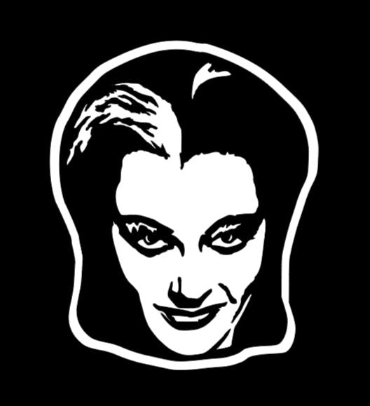 Lily Munster Vinyl Decal Sticker Halloween Horror Metaphysical