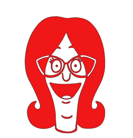 Linda Bob's Burgers Vinyl Decal Sticker Halloween Horror
