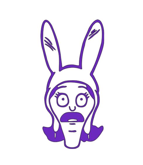 Louise Bob's Burgers Vinyl Decal Sticker Halloween Horror