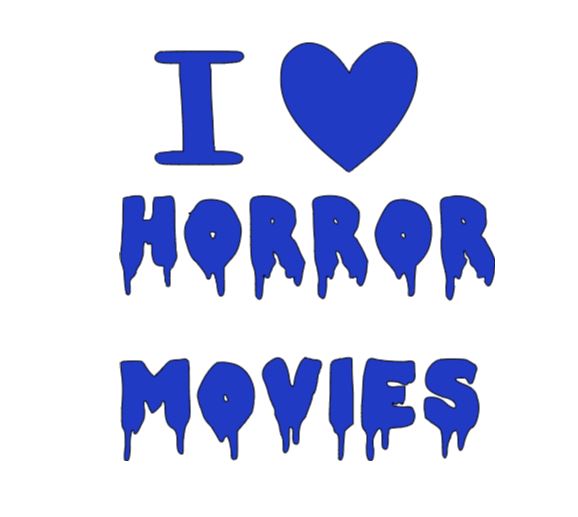 I Love Horror Movies Vinyl Decal Sticker Halloween Horror