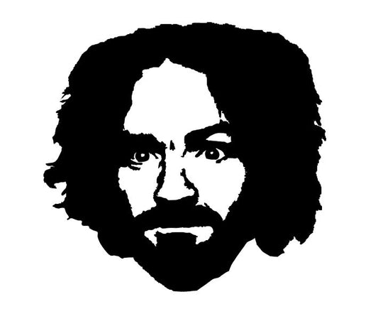 Charles Manson Cult True Crime Vinyl Decal Sticker Halloween Horror Metaphysical