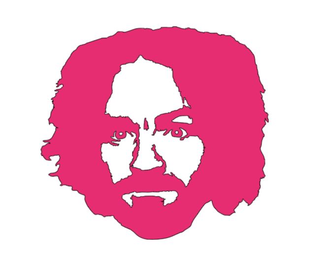 Charles Manson Cult True Crime Vinyl Decal Sticker Halloween Horror Metaphysical