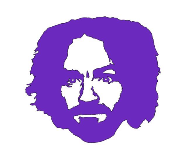 Charles Manson Cult True Crime Vinyl Decal Sticker Halloween Horror Metaphysical
