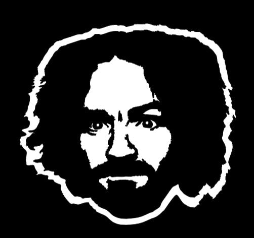 Charles Manson Cult True Crime Vinyl Decal Sticker Halloween Horror Metaphysical