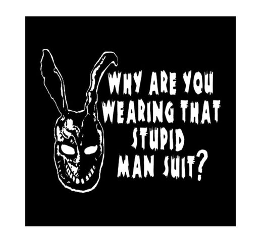 Donnie Darko Mansuit Vinyl Decal Sticker Halloween Horror