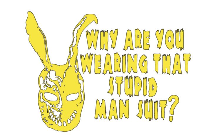 Donnie Darko Mansuit Vinyl Decal Sticker Halloween Horror