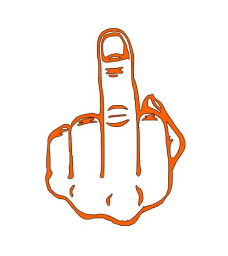 Middle Finger Vinyl Decal Sticker Halloween Horror Metaphysical