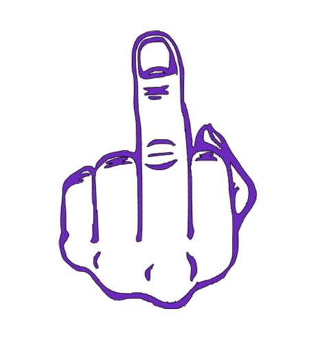 Middle Finger Vinyl Decal Sticker Halloween Horror Metaphysical