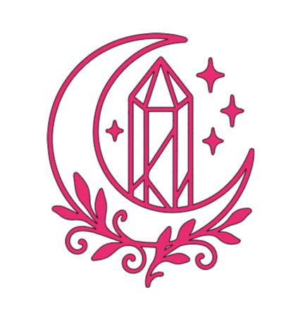 Crystal Moon Vinyl Decal Sticker Halloween Horror Metaphysical