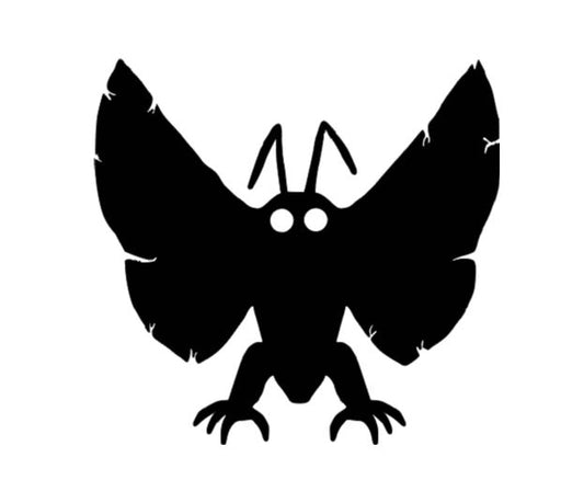 Mothman Cryptid Vinyl Decal Sticker Halloween Horror Metaphysical