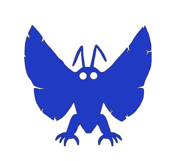 Mothman Cryptid Vinyl Decal Sticker Halloween Horror Metaphysical