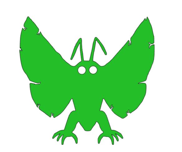 Mothman Cryptid Vinyl Decal Sticker Halloween Horror Metaphysical