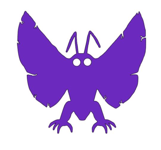 Mothman Cryptid Vinyl Decal Sticker Halloween Horror Metaphysical