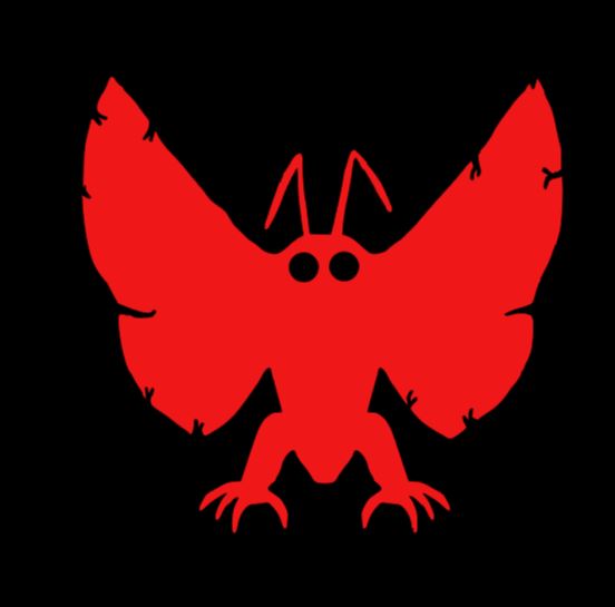 Mothman Cryptid Vinyl Decal Sticker Halloween Horror Metaphysical