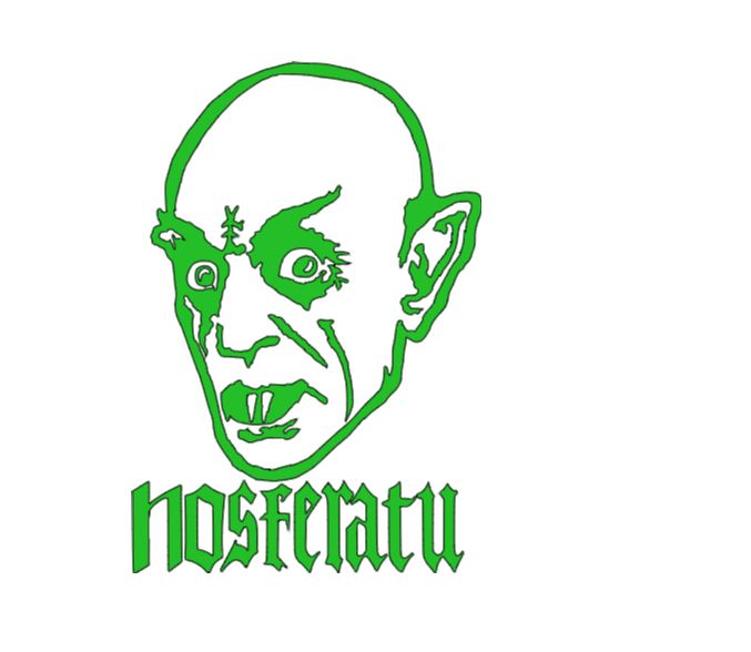 Nosferatu Vampire Universal Vinyl Decal Sticker Halloween Horror Metaphysical