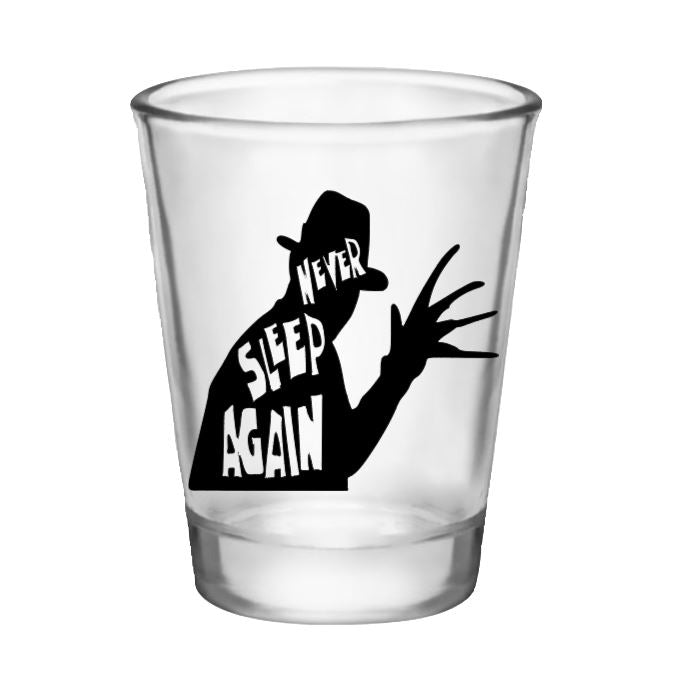 Freddy Krueger Nightmare Elm Street Shot Glass Barware Horror Halloween