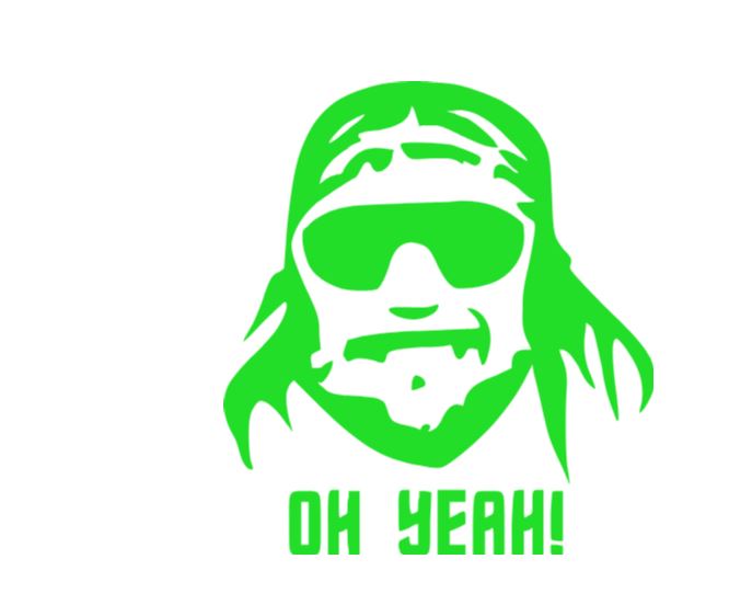 Randy Savage Oh Yeah Vinyl Decal Sticker Halloween Horror Wrestling