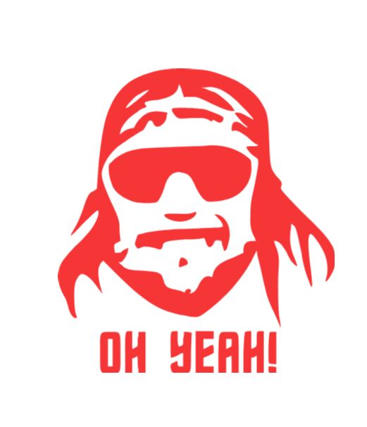 Randy Savage Oh Yeah Vinyl Decal Sticker Halloween Horror Wrestling