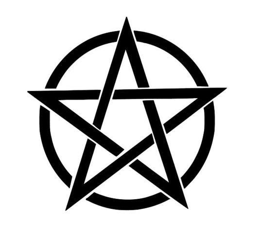 Pentacle Witch Vinyl Decal Sticker Halloween Horror Metaphysical
