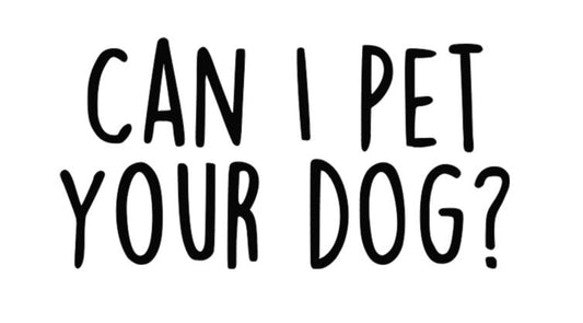 Can I Pet Your Dog? Vinyl Decal Sticker Halloween Horror Metaphysical