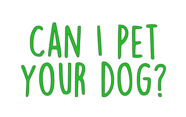 Can I Pet Your Dog? Vinyl Decal Sticker Halloween Horror Metaphysical