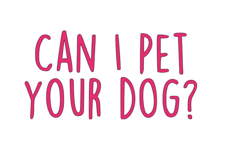 Can I Pet Your Dog? Vinyl Decal Sticker Halloween Horror Metaphysical