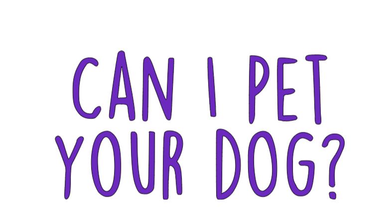 Can I Pet Your Dog? Vinyl Decal Sticker Halloween Horror Metaphysical