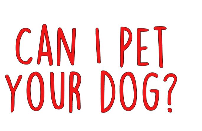 Can I Pet Your Dog? Vinyl Decal Sticker Halloween Horror Metaphysical