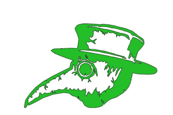 Plague Doctor Vinyl Decal Sticker Halloween Horror Metaphysical
