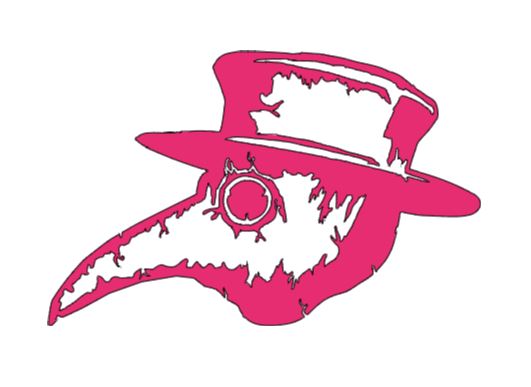 Plague Doctor Vinyl Decal Sticker Halloween Horror Metaphysical