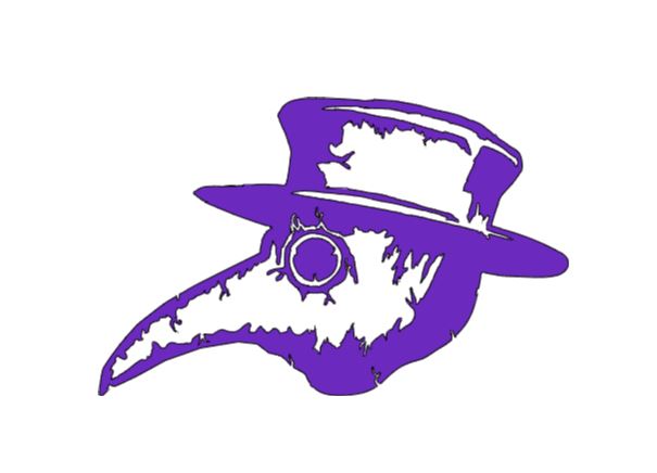 Plague Doctor Vinyl Decal Sticker Halloween Horror Metaphysical