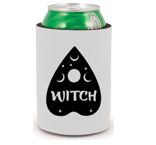 Witch Planchette Koozie Can Cooler Holder Horror True Crime Oddity Witchcraft