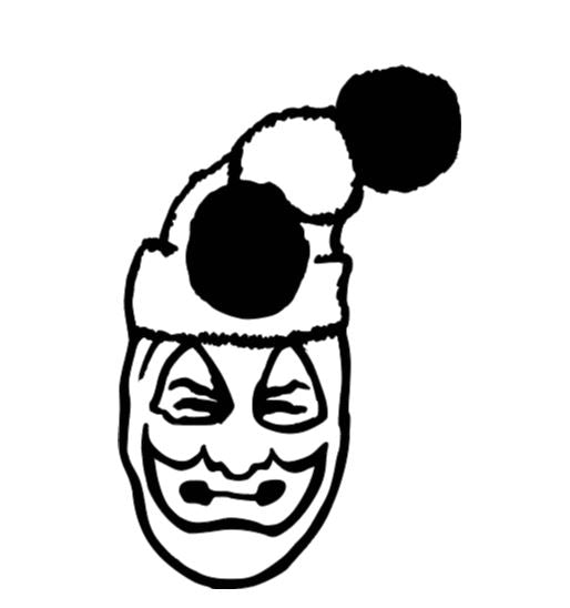 John Wayne Gacy Pogo True Crime Vinyl Decal Sticker Halloween Horror Metaphysical