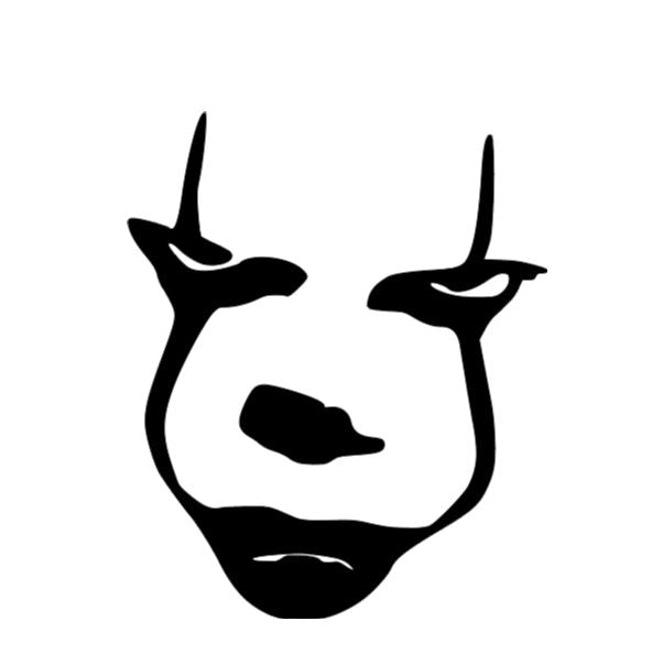 It Pennywise Clown Vinyl Decal Sticker Halloween Horror Metaphysical