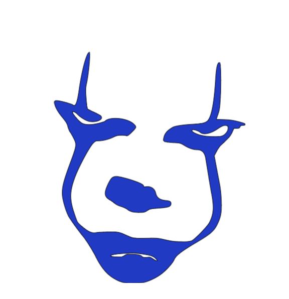 It Pennywise Clown Vinyl Decal Sticker Halloween Horror Metaphysical