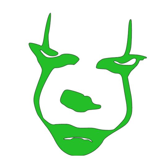 It Pennywise Clown Vinyl Decal Sticker Halloween Horror Metaphysical